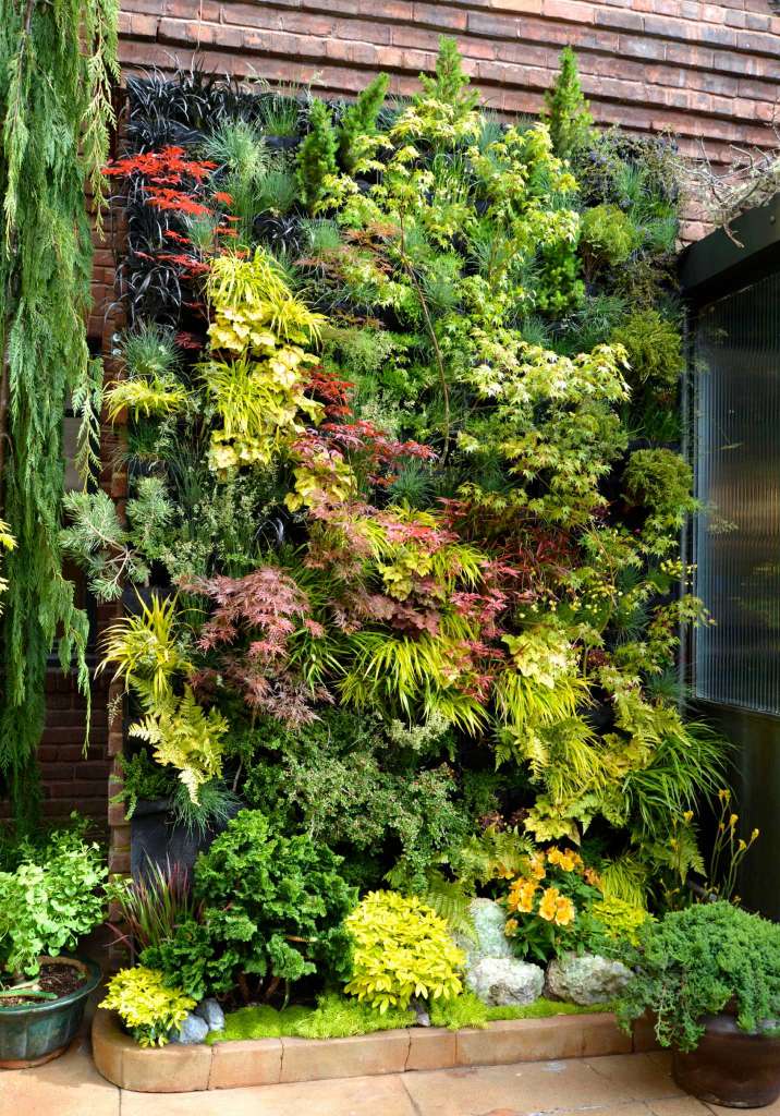 Créer un mur vivant de feuilles