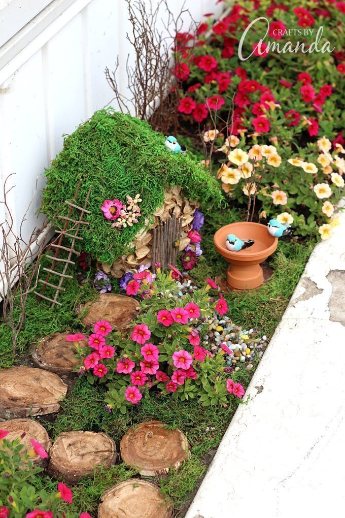 diy mini fairy garden