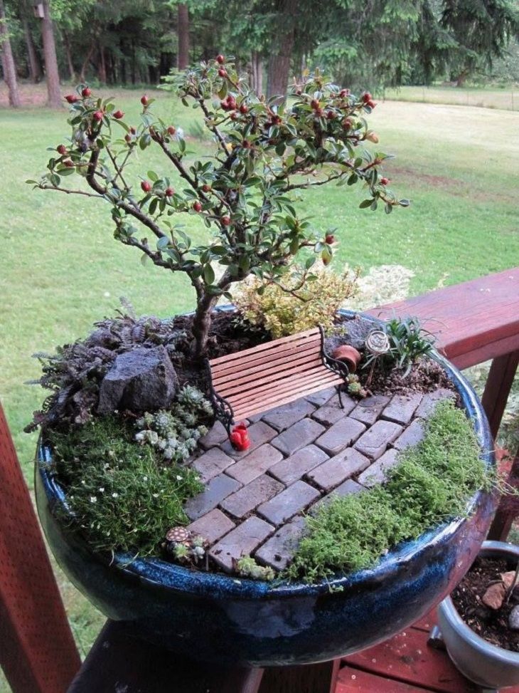 diy mini fairy garden