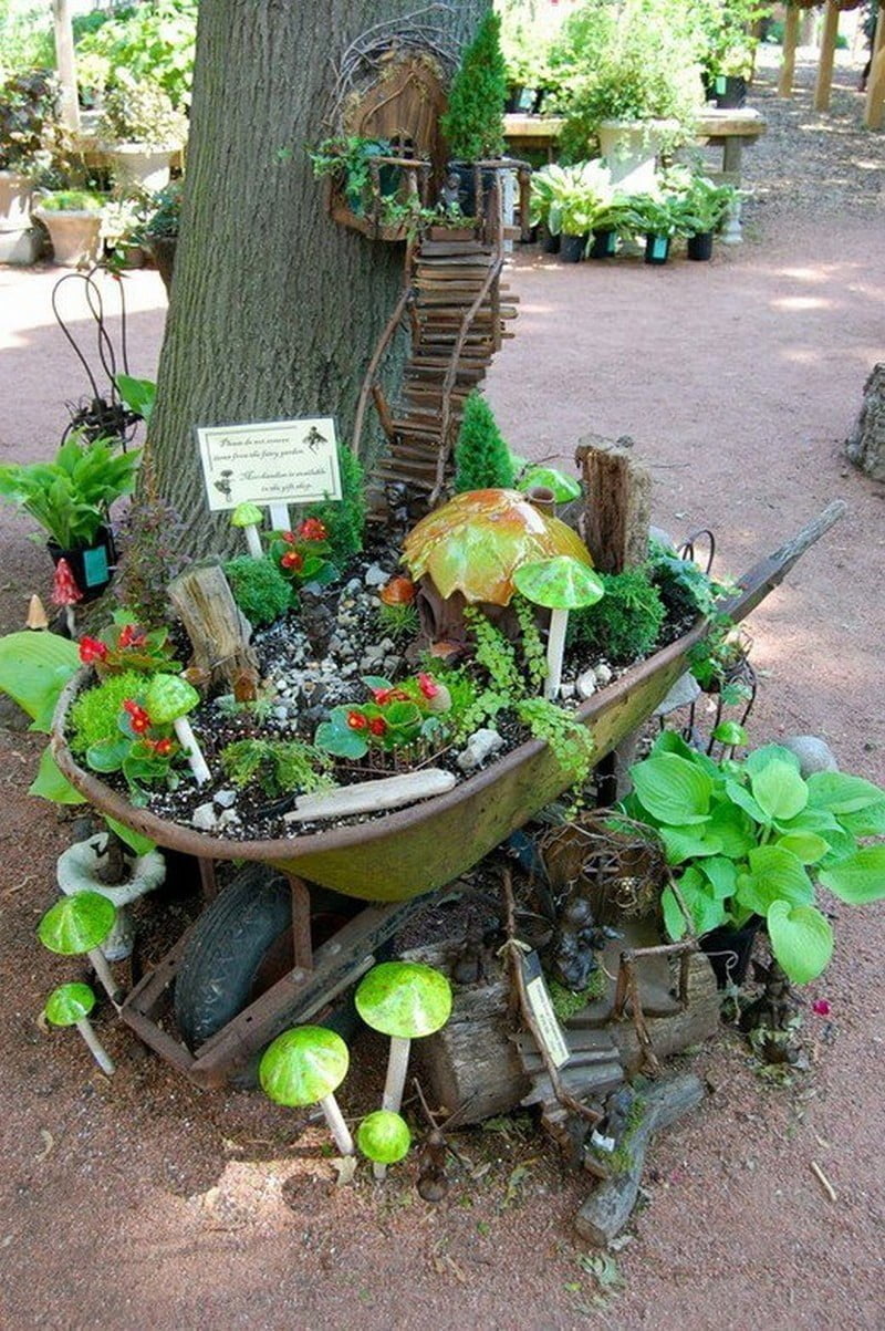 diy mini fairy garden