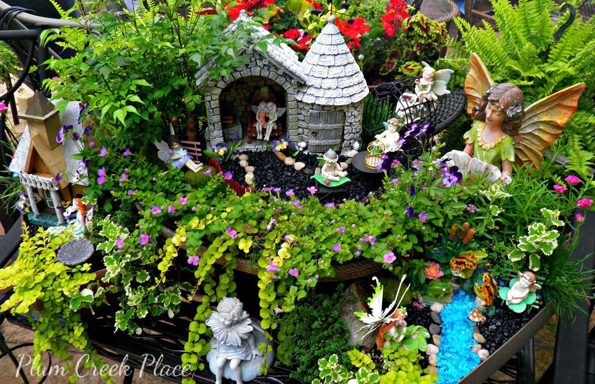 Fairy Garden Ideas: Stream of dreams diy mini garden