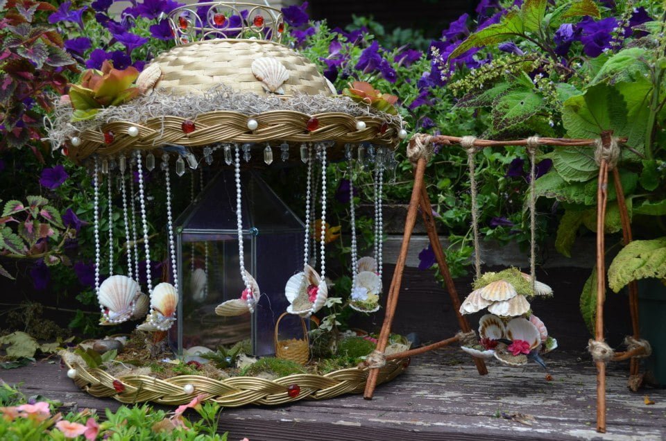 Fairy Garden Ideas: A pearly delight diy fairy garden