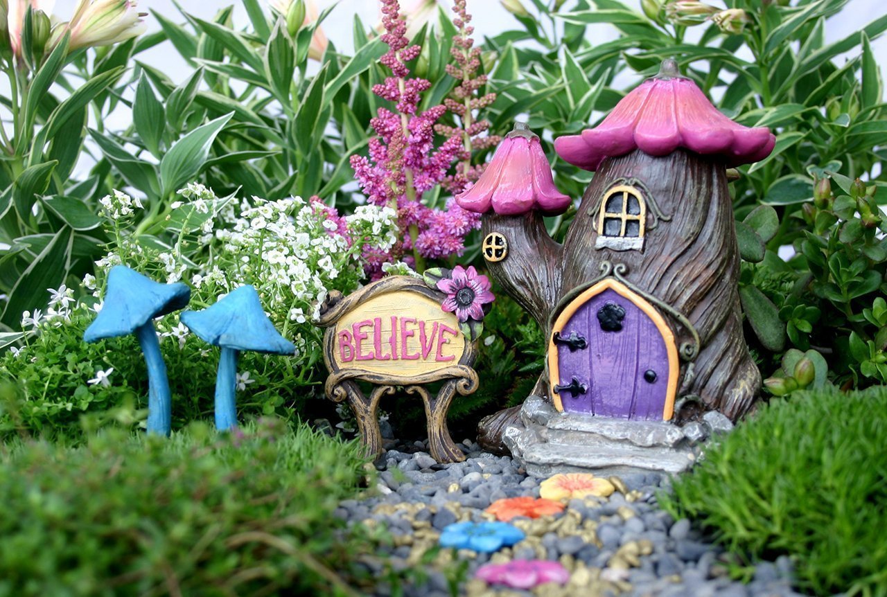 fairy garden ideas: Only believe fairy garden ideas