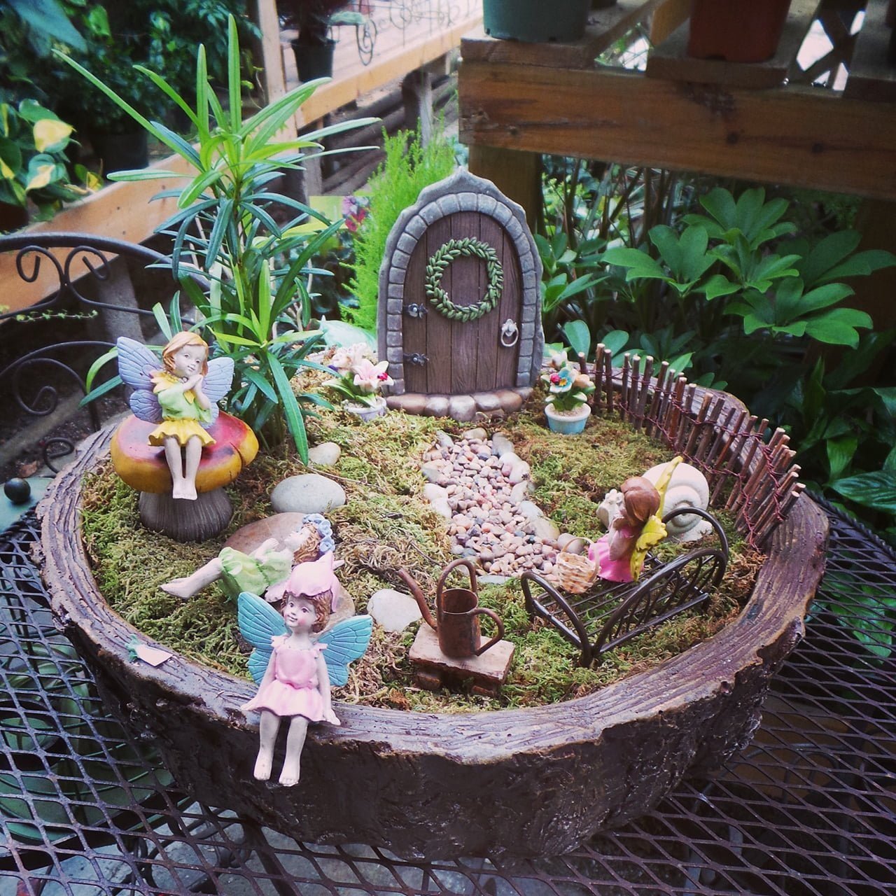 diy mini fairy garden