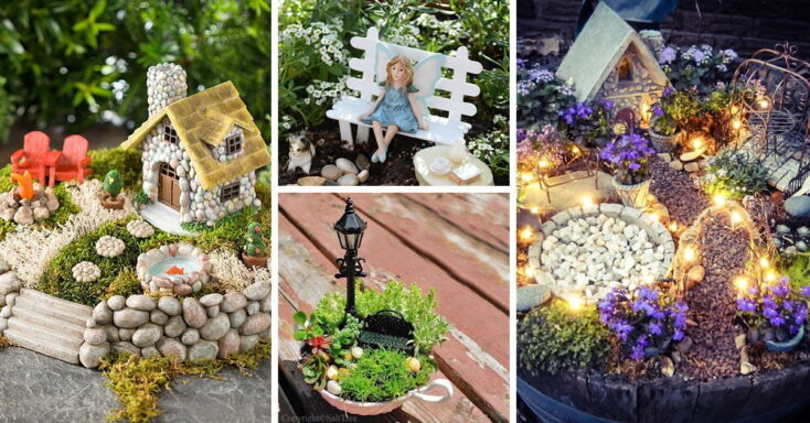 Featured image for 50 Enchanting Miniature Fairy Garden Ideas