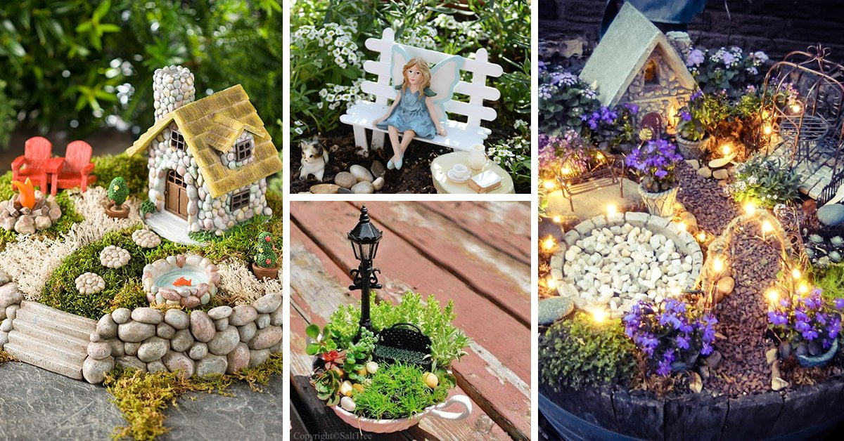 diy miniature fairy garden accessories