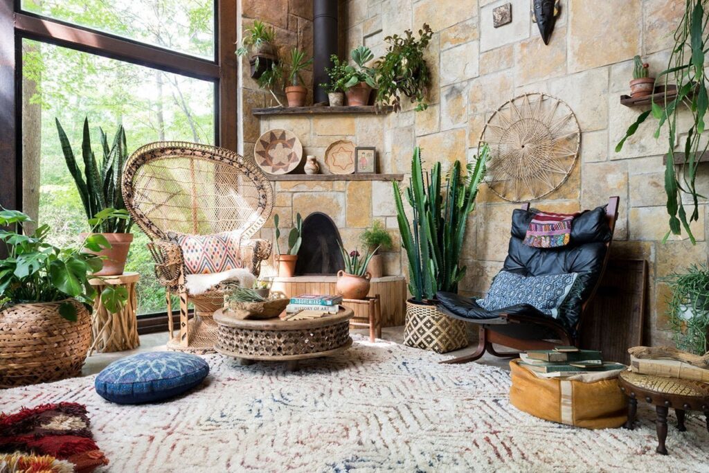 meditation style living room