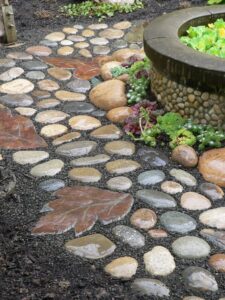 30 Best Decorative Stepping Stones Ideas And Designs 2023   14 Stepping Stones Homebnc 225x300 