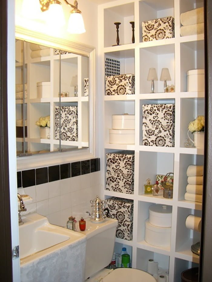 9 Small Bathroom Storage Ideas That Cut The Clutter Overstock Com