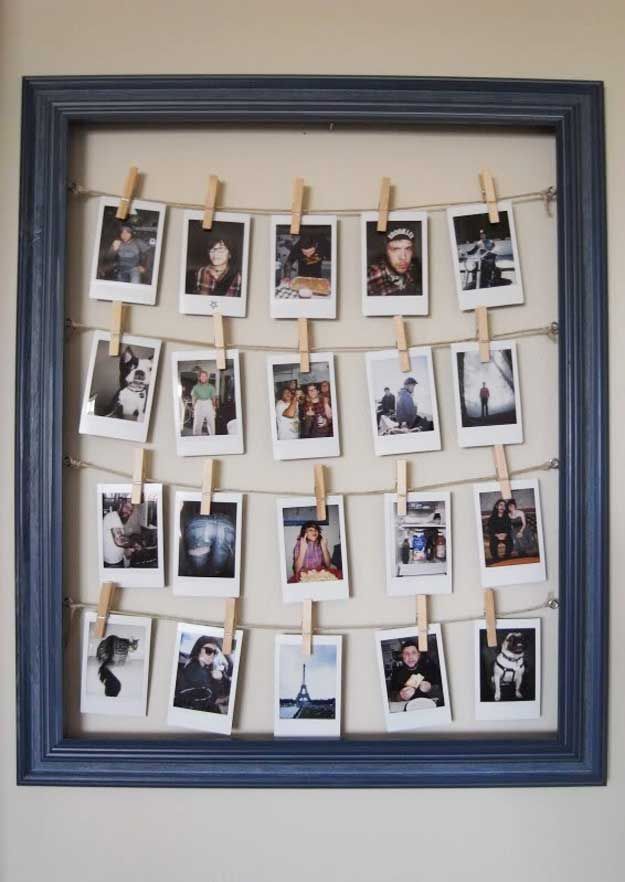 Clothesline Photo Frames