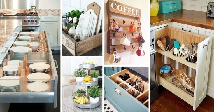 Featured image for 45+ Practical Kitchen Organization Ideas that Will Save You a Ton of Space
