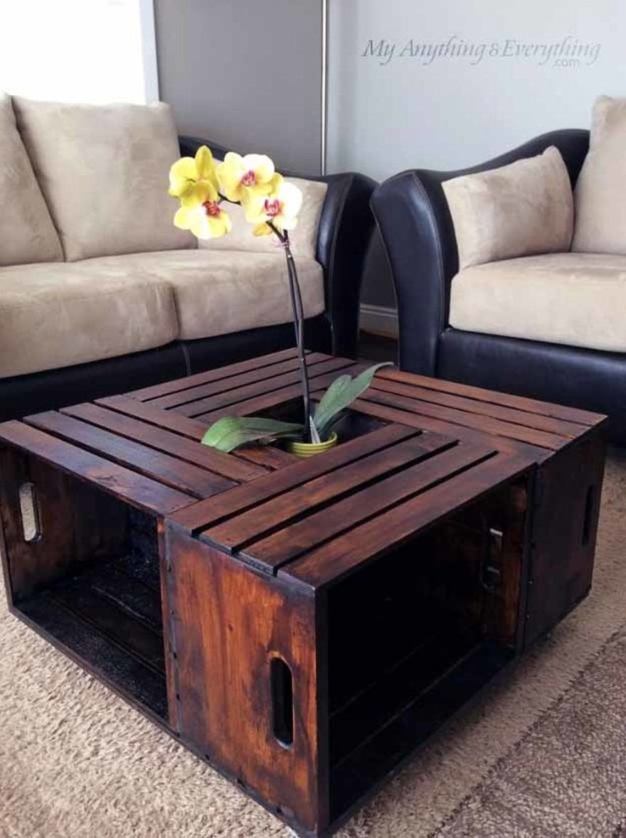 Upcycled Elegance: a DIY Coffee Table