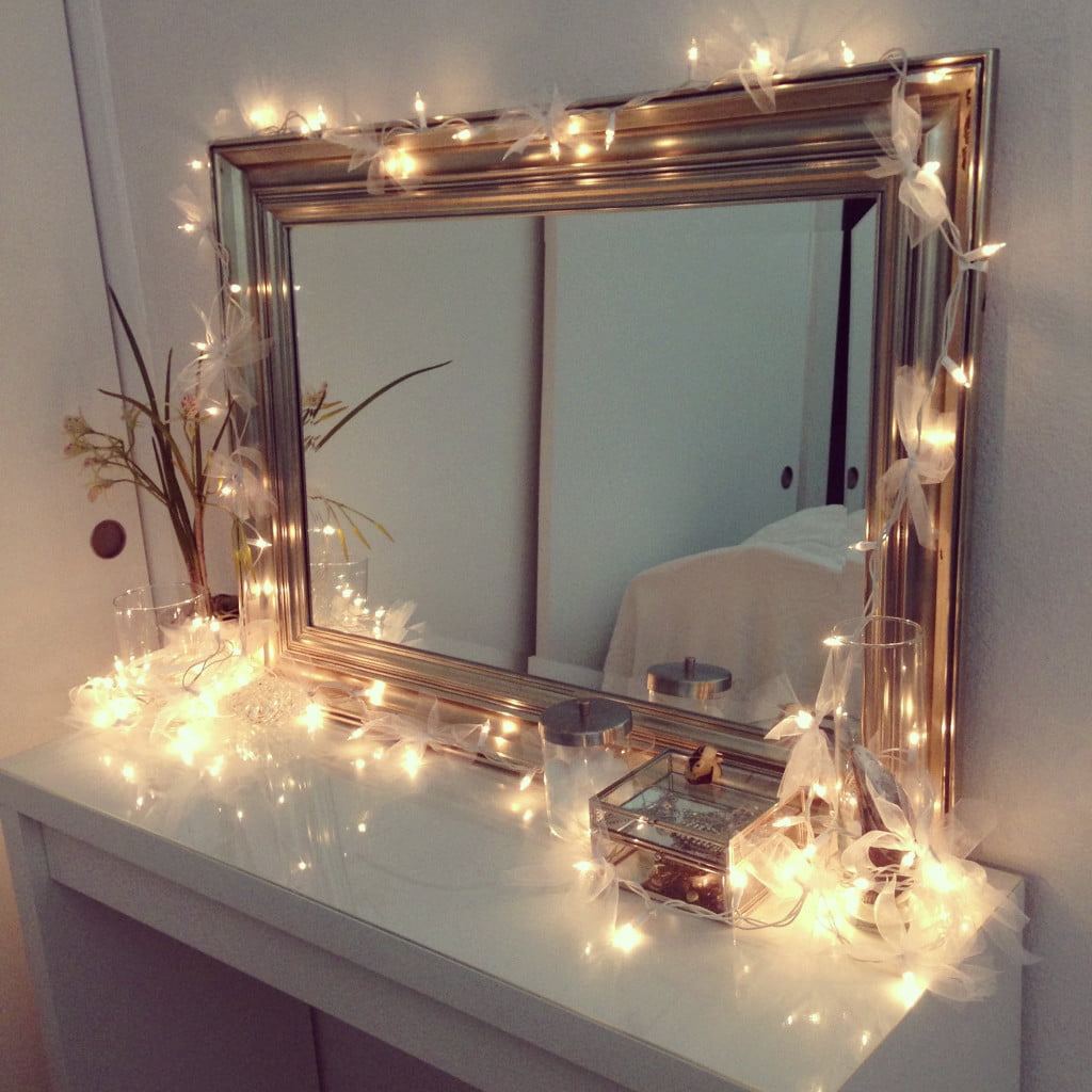 mirror decor lights