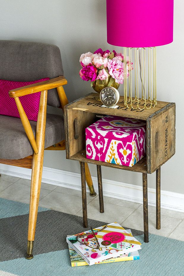 Inexpensive And Stylish Side Table Homebnc