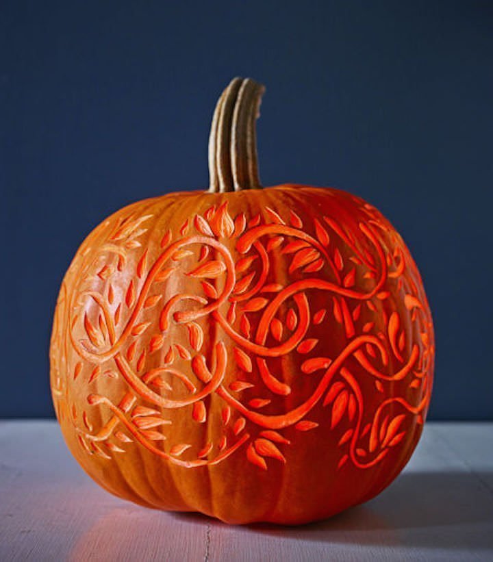 Nature Pumpkin Carving Ideas