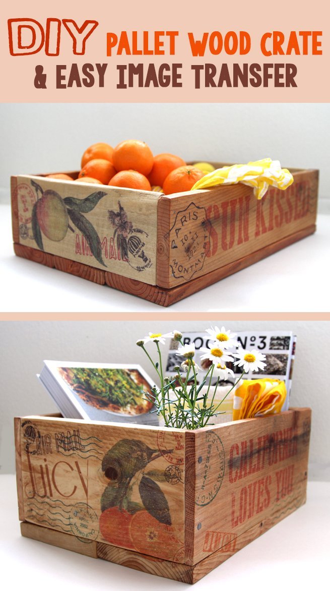 Tabletop DIY Wood Crate Projects