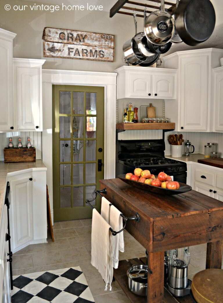 23 Best Rustic Country Kitchen Design Ideas And Decorations For 2024   16 Rustic Country Kitchen Design Ideas Homebnc 768x1042 