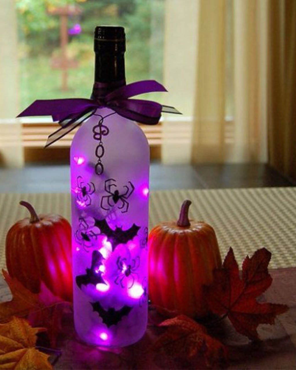 Wine Bottle Turns Into Eerie Light