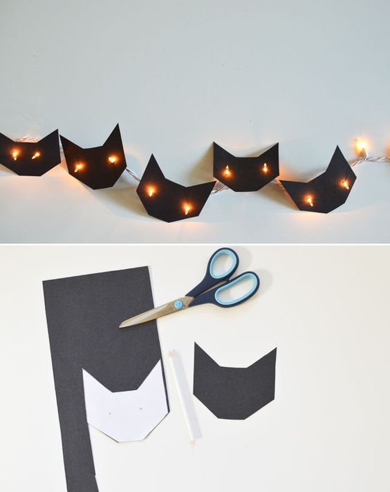 Brighten Strands of Lights with Cutouts
