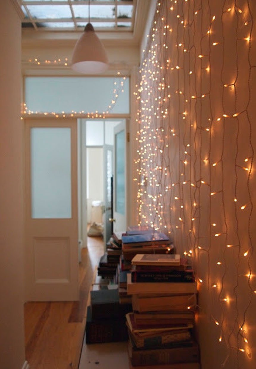 coffee table with lights inside