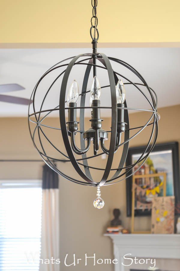 This Clean-Lined Chandelier is a Statement Piece