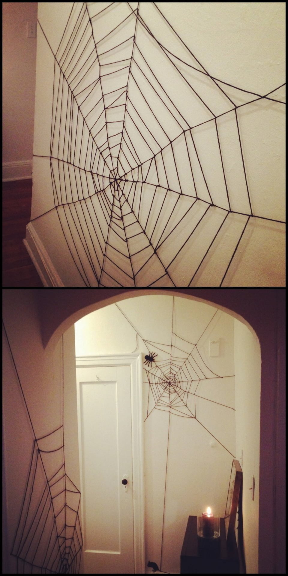 Yarn Spiderwebs Transform Rooms