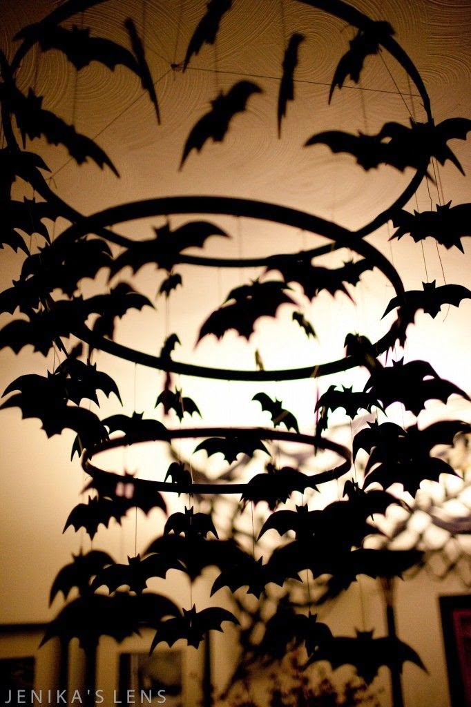 Bat Chandelier Inspires, Delights