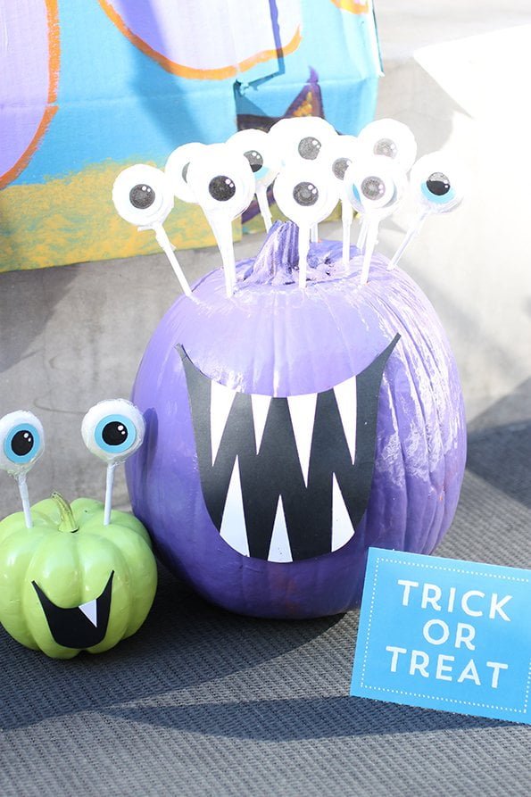 Lollipop Monster Pumpkins