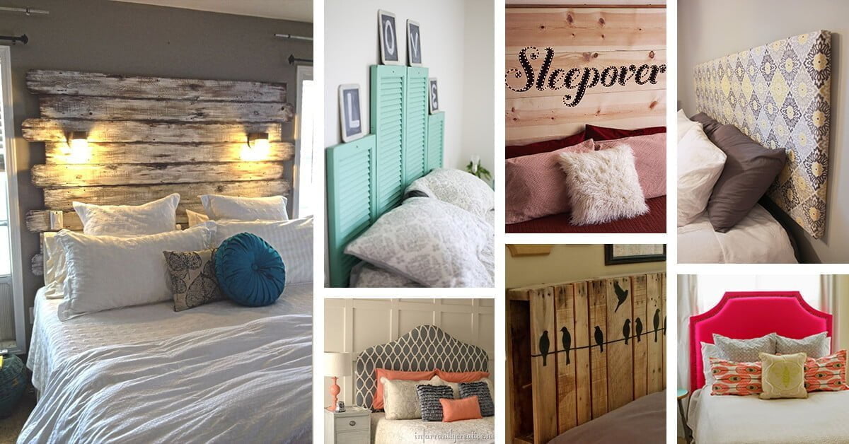The 47 Best Diy Headboard Ideas For 2021, How To Make A Headboard With Floating Shelves