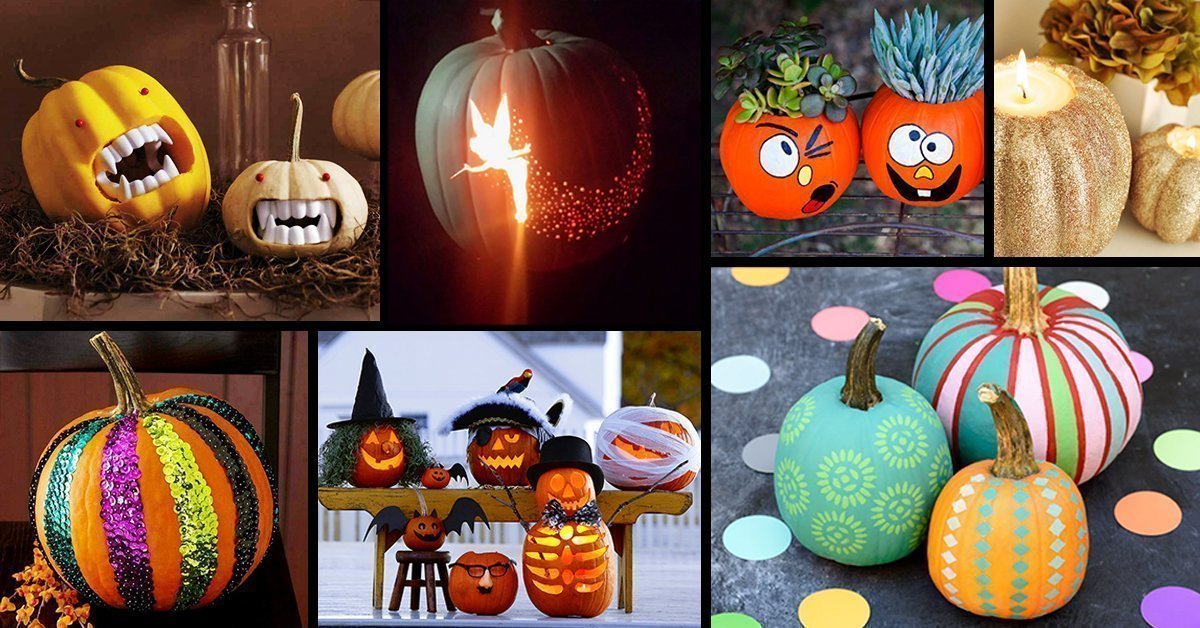 Featured image for “The 50 Best Pumpkin Decoration and Carving Ideas for Halloween”