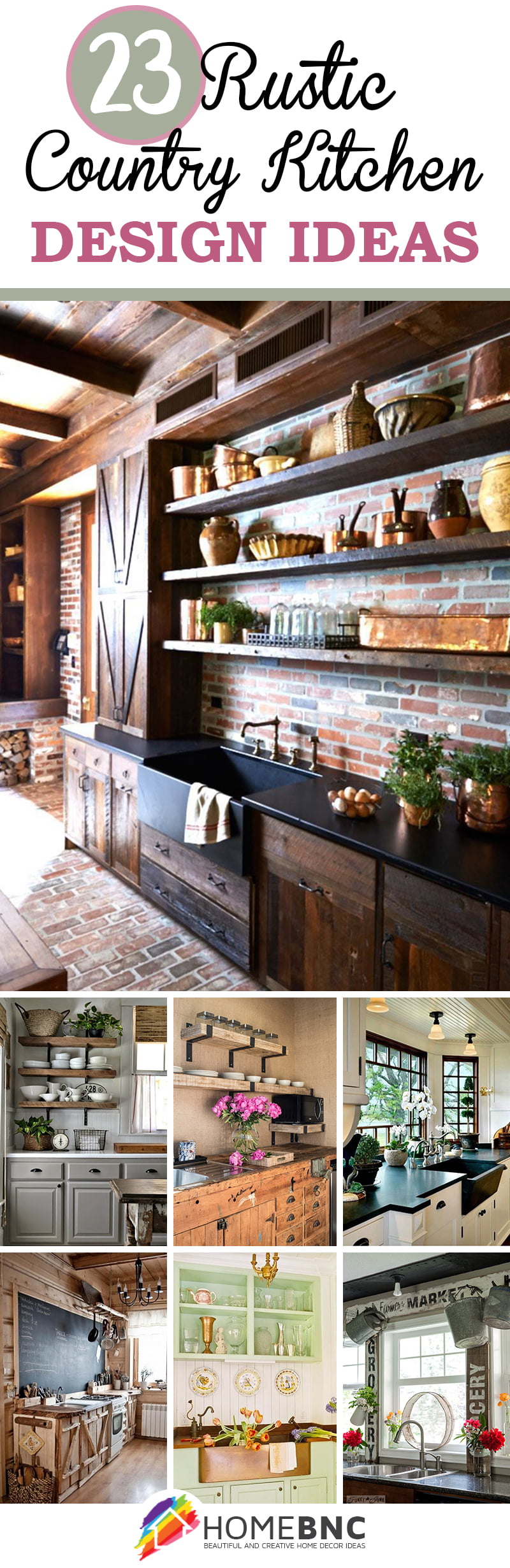 Rustic Country Kitchen Decorations