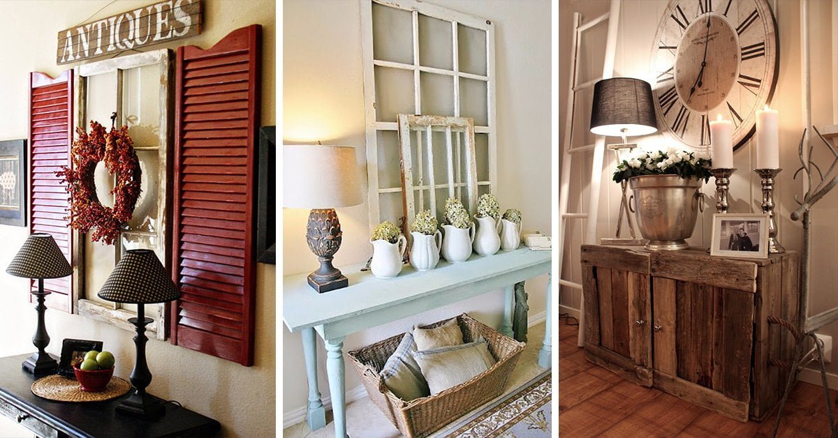 27 Best Rustic Entryway  Decorating Ideas  and Designs  for 2019