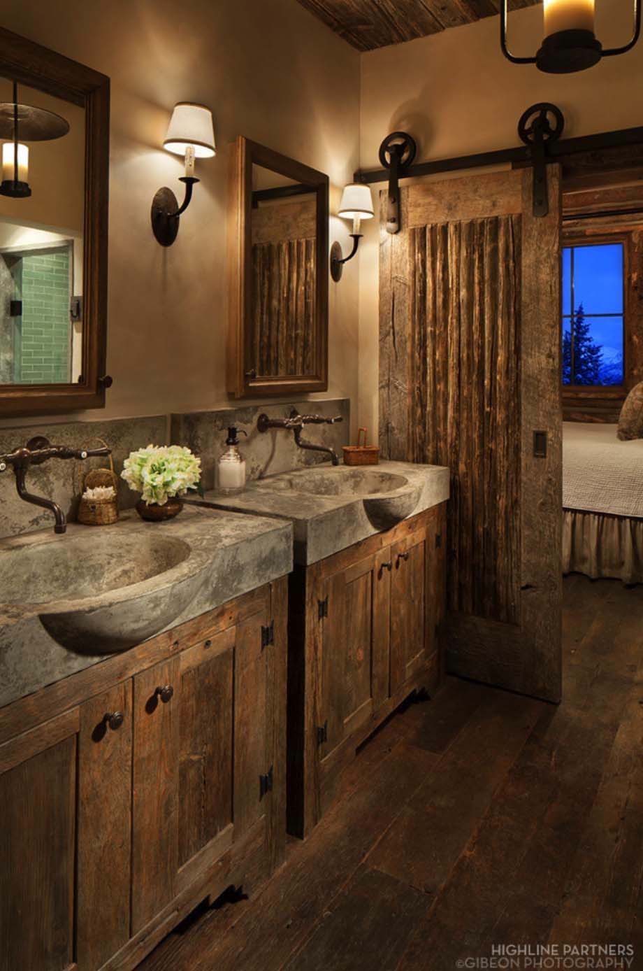 country bathroom decor ideas