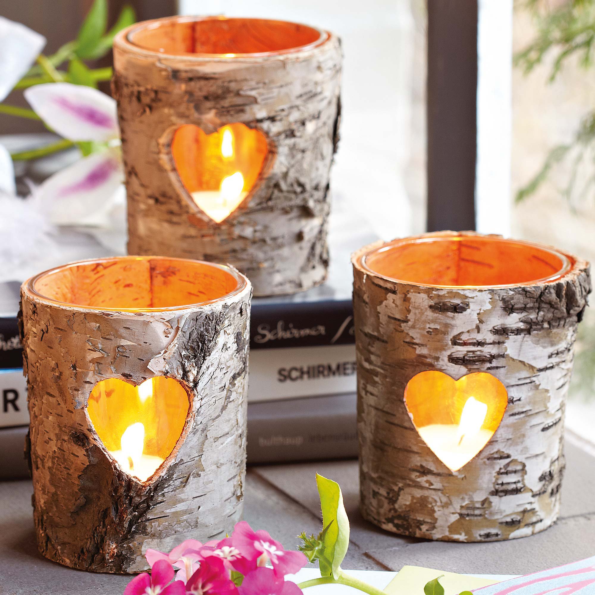 Woodsy and Charming Fall Candle Decorations