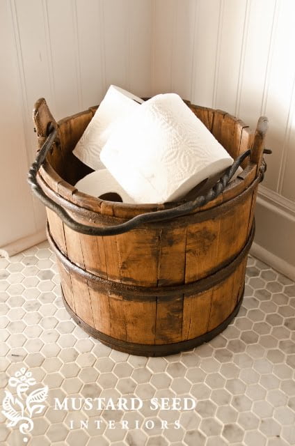 basket for toilet paper