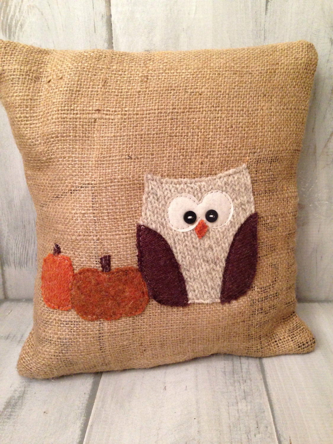 Decorative Fall Owl Cushion