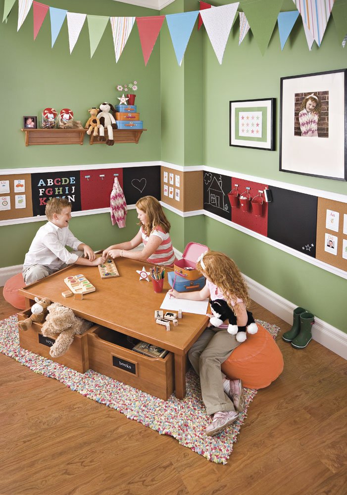 Kids Playroom Design Idea for Multiple Children