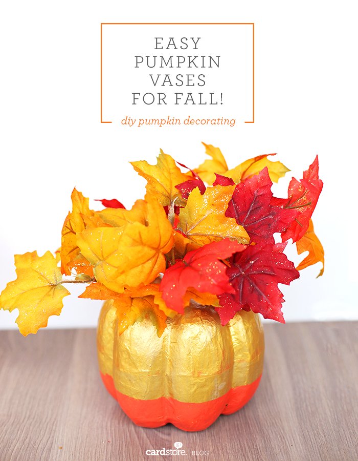 A Golden Pumpkin Vase is Elegant as Can be