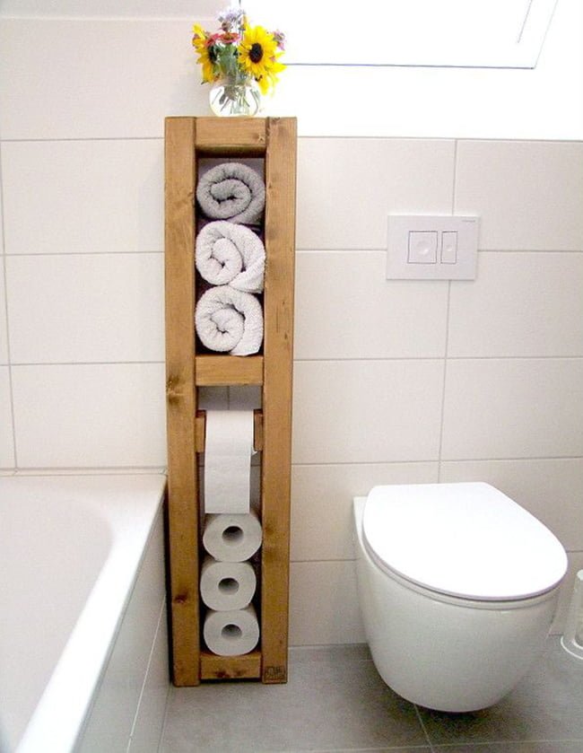 Diy Toilet Paper Holder Ideas Add Decor To Bathroom Diy Home Decor