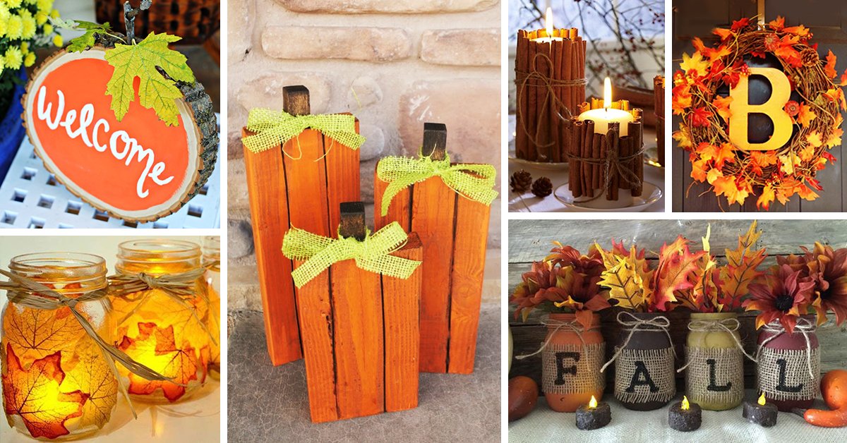 Craft Ideas Vintage Retro Antique   Diy Fall Craft Ideas Featured Homebnc 