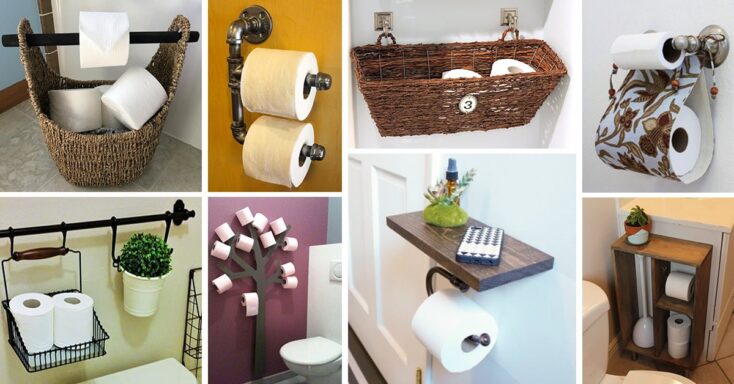 Featured image for 45+ Toilet Paper Holder Ideas that will Get Your Decorating on a Roll