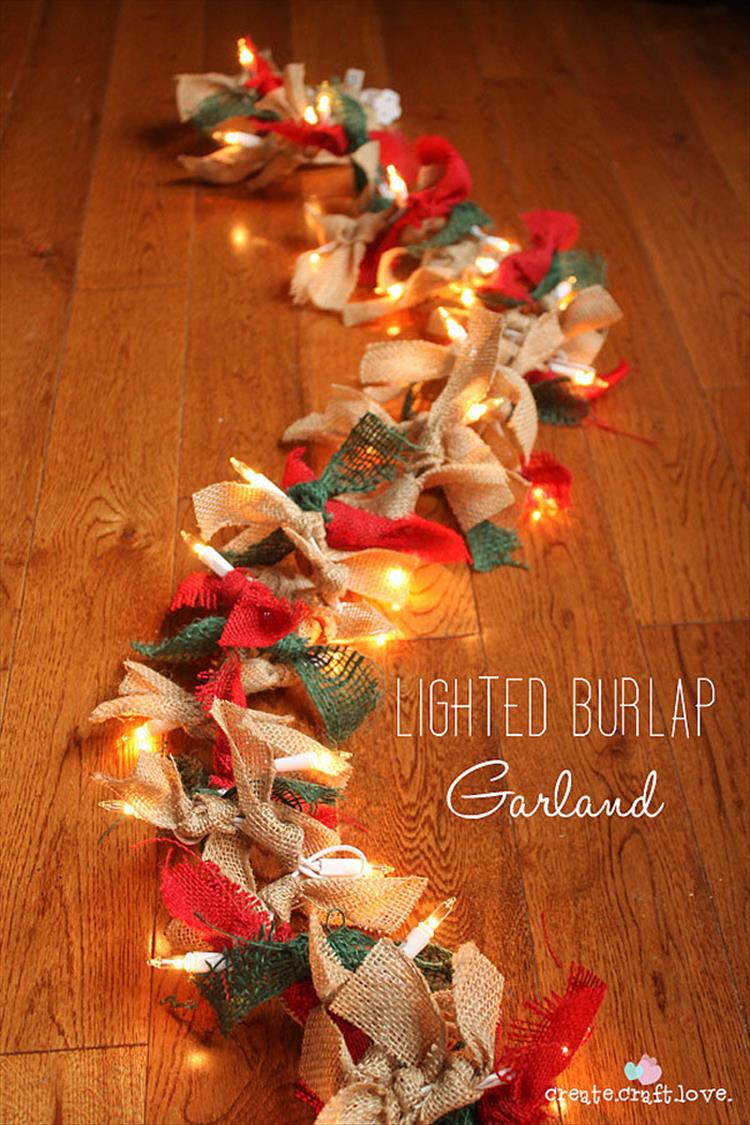 50 Trendy and Beautiful DIY  Christmas  Lights  Decoration  