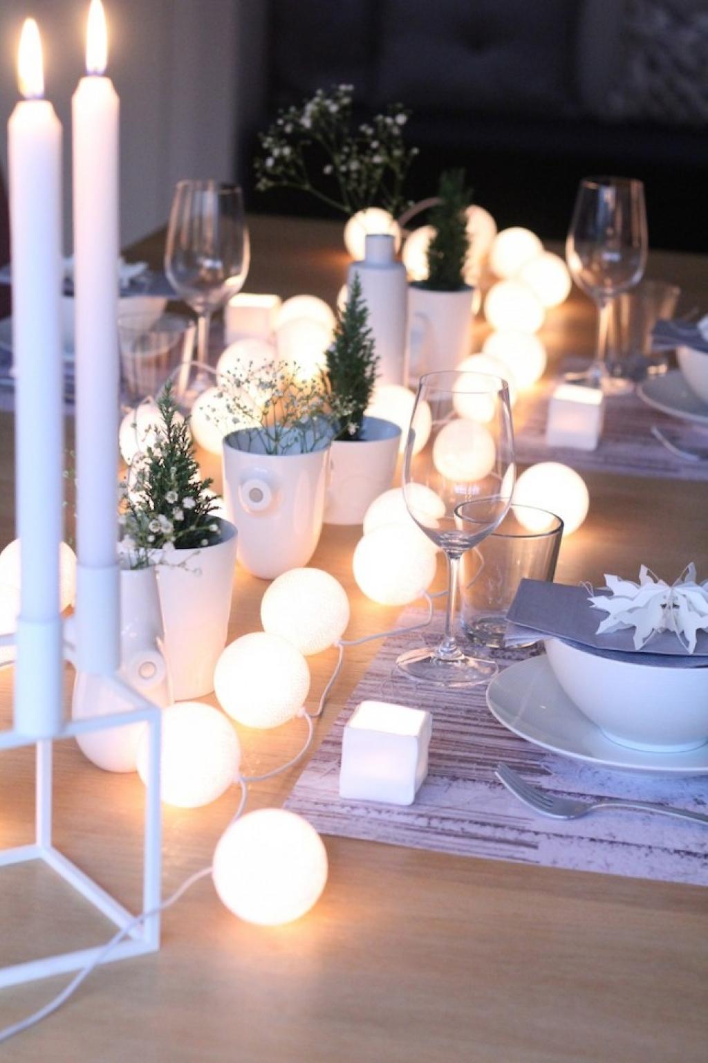 xmas table decorating ideas