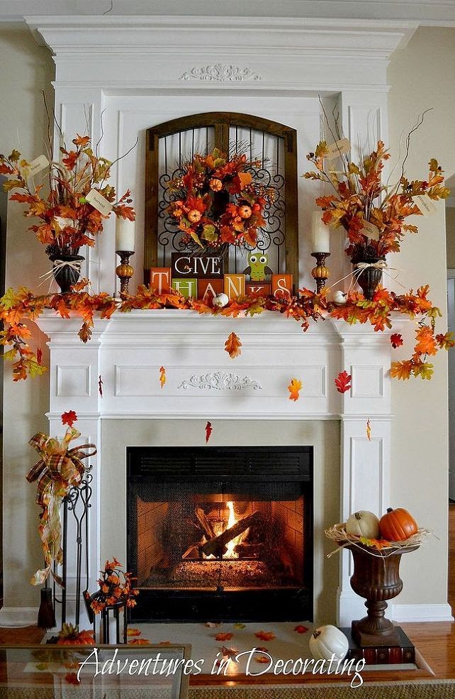 How To Decorate A Fireplace Mantel For Fall - Leadersrooms