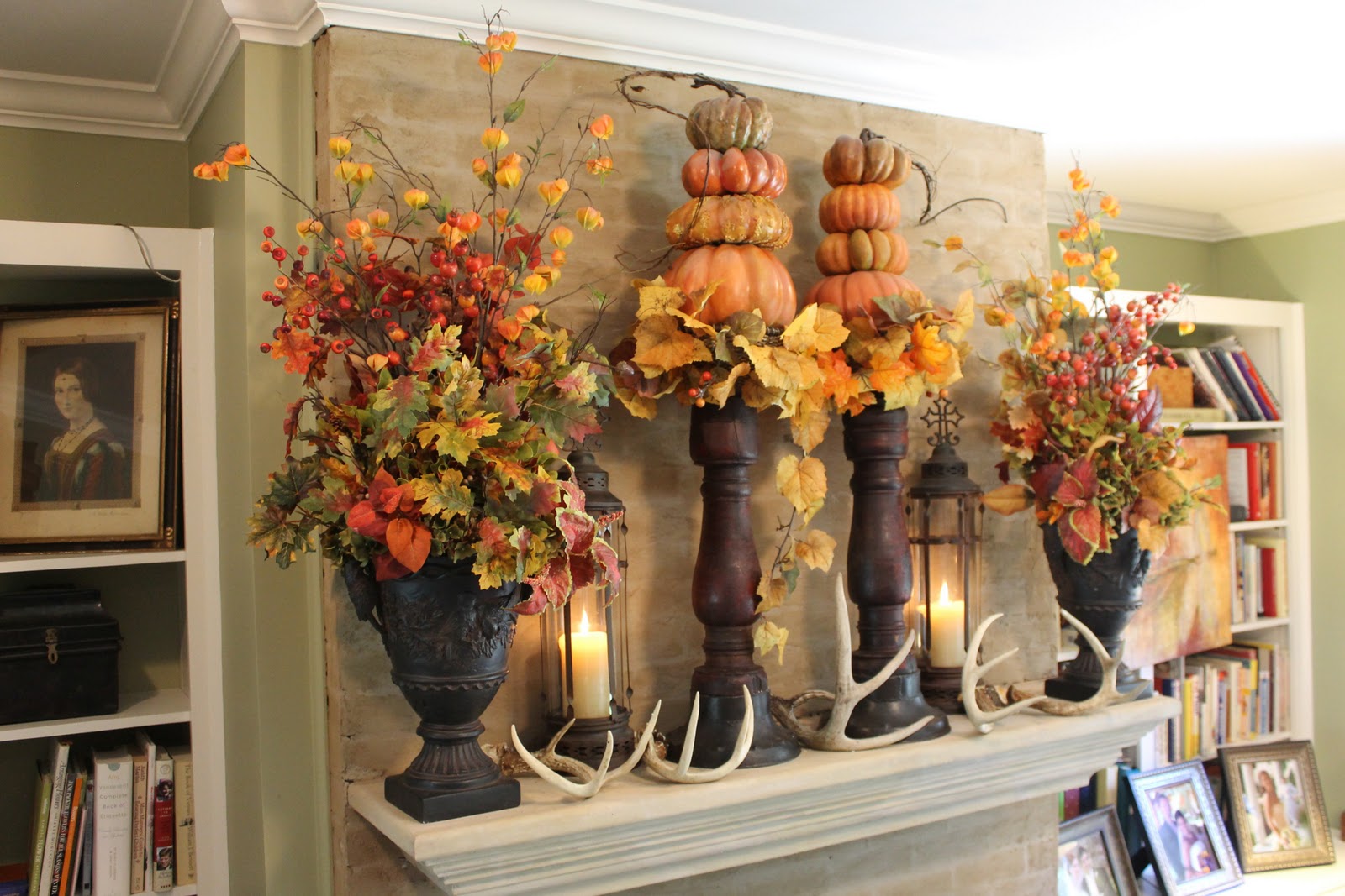 24 Best Fall Mantel Decorating Ideas And Designs For 2018