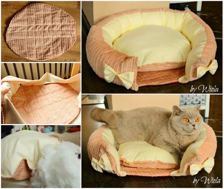 Comfy Kitty Cushion DIY Sewing Project