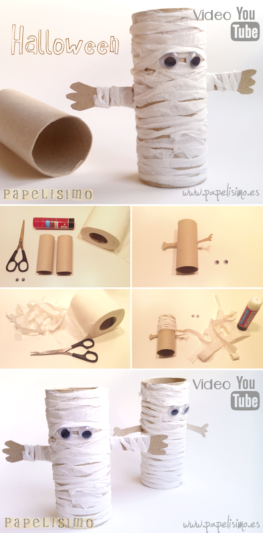 Toilet-paper Tube Mummies