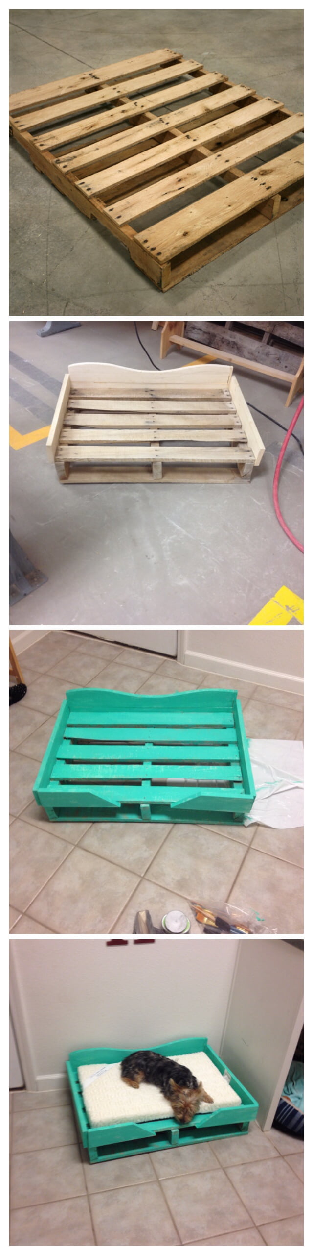 Up-cycled Pallet Project: Dog Bed
