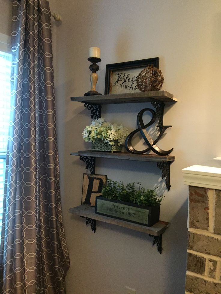 27 Best Rustic Wall Decor Ideas and Designs for 2016 on What To Put On Decorative Wall Sconces Shelves id=56465