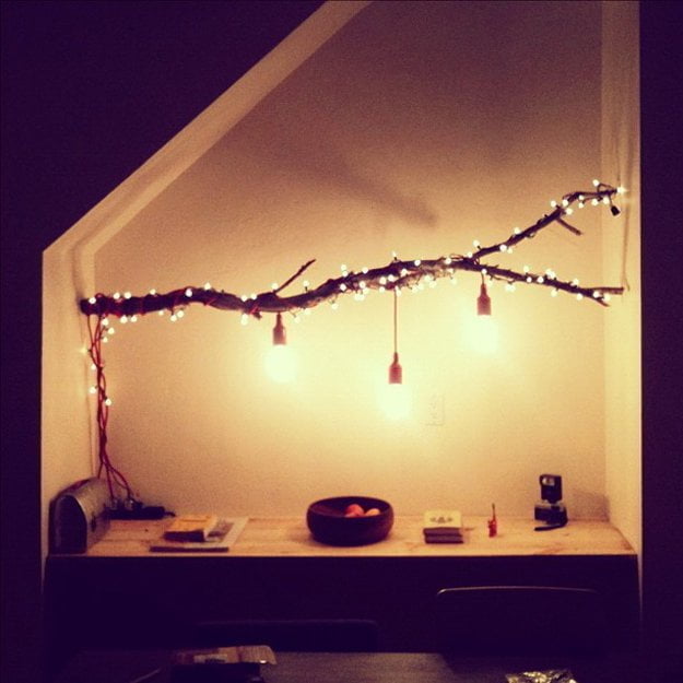 tree branch lights decor